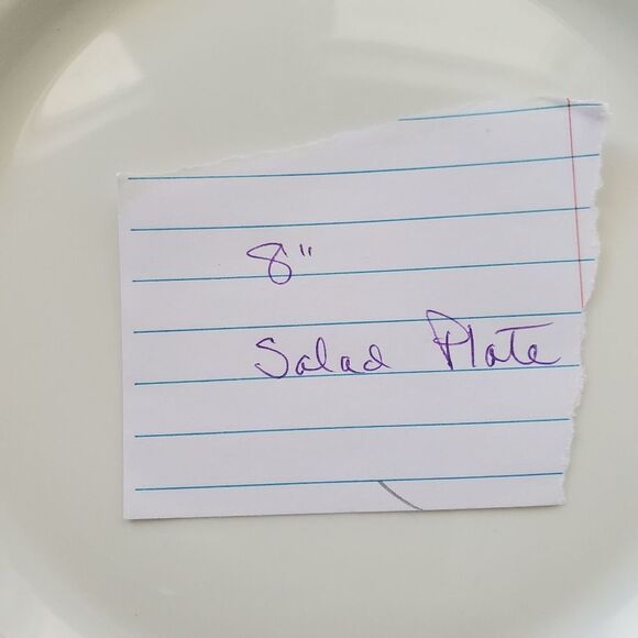 VINTAGE Syracuse Mistic Blue Salad plates Set of 2 - Picture 1 of 6